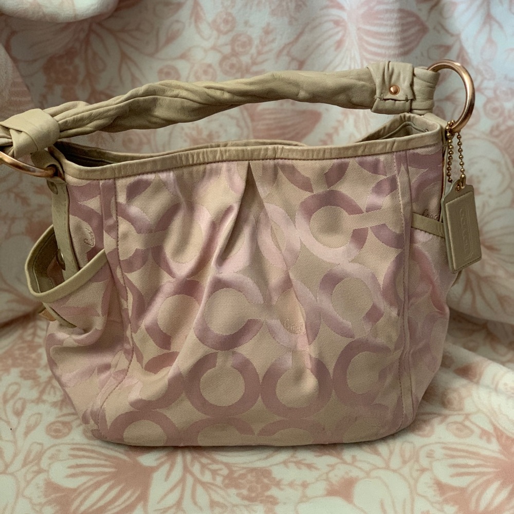 Pink coach purse